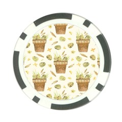 Plant Pot Easter Poker Chip Card Guard by ConteMonfrey