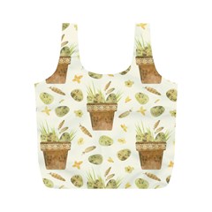 Plant Pot Easter Full Print Recycle Bag (m) by ConteMonfrey