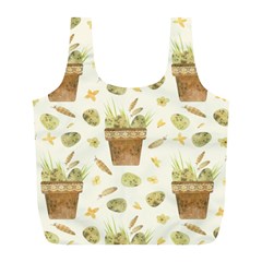 Plant Pot Easter Full Print Recycle Bag (l) by ConteMonfrey