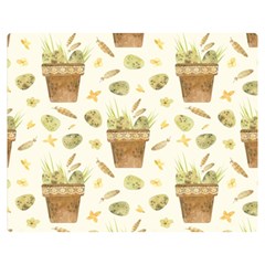 Plant Pot Easter Double Sided Flano Blanket (medium)  by ConteMonfrey