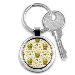 Easter Eggs   Key Chain (round) by ConteMonfrey