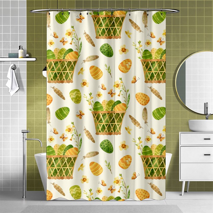 Easter Eggs   Shower Curtain 48  x 72  (Small) 