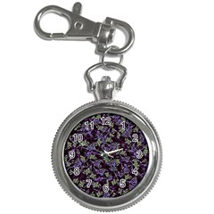 Abstract Collage Random Pattern Key Chain Watches