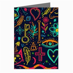 Sketch Graphic Illustration Greeting Cards (pkg Of 8)