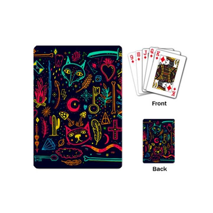 Sketch graphic illustration Playing Cards Single Design (Mini)