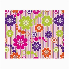 Multicolored Floral Wallpaper Pattern Background Texture Surface Small Glasses Cloth by danenraven