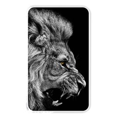 Roar Angry Male Lion Black Memory Card Reader (rectangular) by danenraven