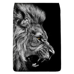 Roar Angry Male Lion Black Removable Flap Cover (s) by danenraven