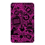 Pink And Black Logo Illustration Memory Card Reader (Rectangular) Front