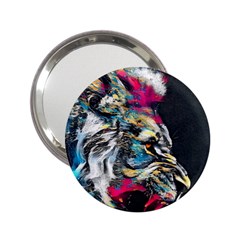 Angry Male Lion Roar 2 25  Handbag Mirrors by danenraven