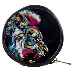 Angry Male Lion Roar Mini Makeup Bag by danenraven