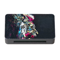 Angry Male Lion Roar Memory Card Reader With Cf by danenraven