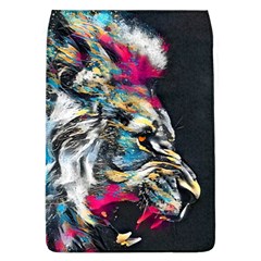 Angry Male Lion Roar Removable Flap Cover (l) by danenraven