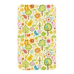 Nature Doodle Art Trees Birds Owl Children Pattern Multi Colored Memory Card Reader (rectangular) by danenraven