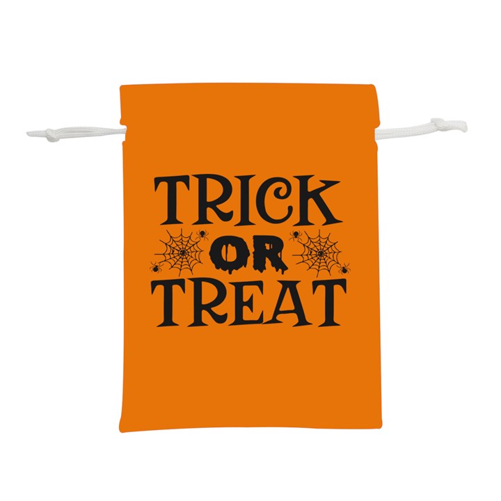 Trick or treat Lightweight Drawstring Pouch (L)