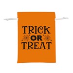 Trick or treat Lightweight Drawstring Pouch (L) Back