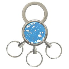 Ice Cream Bubbles Texture 3-ring Key Chain by dflcprintsclothing