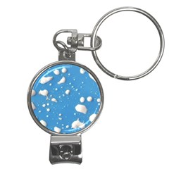 Ice Cream Bubbles Texture Nail Clippers Key Chain by dflcprintsclothing