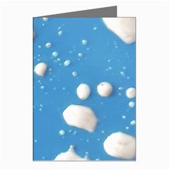 Ice Cream Bubbles Texture Greeting Cards (pkg Of 8) by dflcprintsclothing