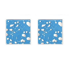 Ice Cream Bubbles Texture Cufflinks (square) by dflcprintsclothing