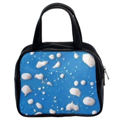 Ice Cream Bubbles Texture Classic Handbag (two Sides) by dflcprintsclothing