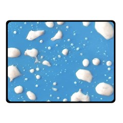 Ice Cream Bubbles Texture Fleece Blanket (small) by dflcprintsclothing