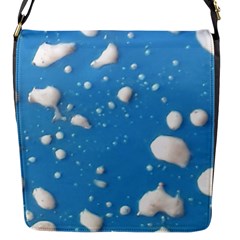 Ice Cream Bubbles Texture Flap Closure Messenger Bag (s) by dflcprintsclothing