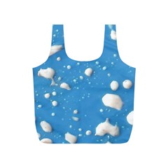 Ice Cream Bubbles Texture Full Print Recycle Bag (s) by dflcprintsclothing