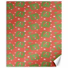 Christmas Textur Canvas 8  X 10  by artworkshop