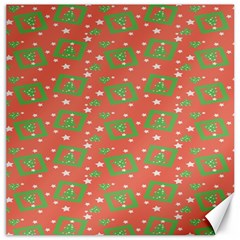 Christmas Textur Canvas 12  X 12  by artworkshop