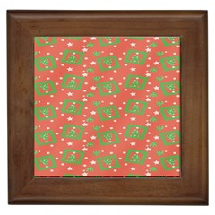 Christmas Textur Framed Tile by artworkshop