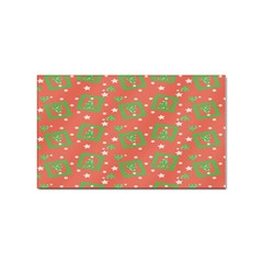 Christmas Textur Sticker Rectangular (100 Pack) by artworkshop