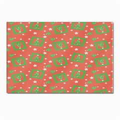 Christmas Textur Postcard 4 x 6  (pkg Of 10) by artworkshop