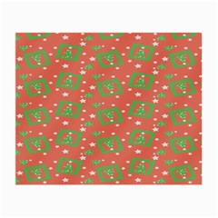 Christmas Textur Small Glasses Cloth by artworkshop