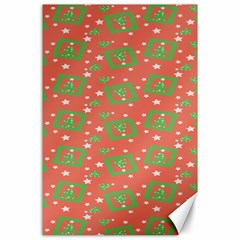 Christmas Textur Canvas 24  X 36  by artworkshop