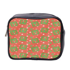 Christmas Textur Mini Toiletries Bag (two Sides) by artworkshop