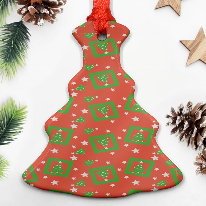 Christmas textur Ornament (Christmas Tree) 