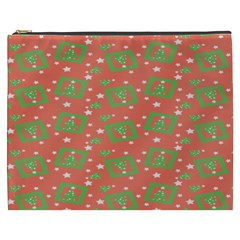 Christmas Textur Cosmetic Bag (xxxl) by artworkshop