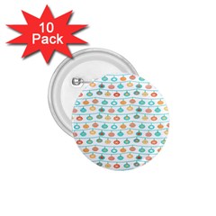 Christmas Textur 1 75  Buttons (10 Pack)