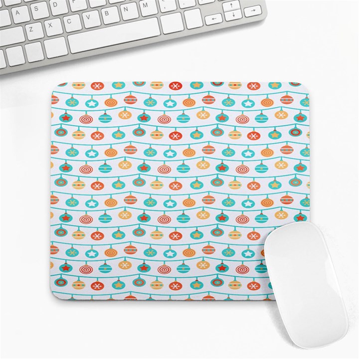 Christmas textur Large Mousepad