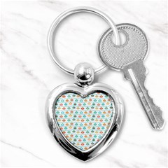 Christmas Textur Key Chain (heart) by artworkshop