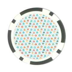 Christmas Textur Poker Chip Card Guard by artworkshop