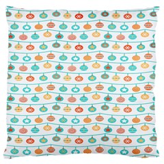 Christmas Textur Large Cushion Case (two Sides) by artworkshop