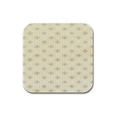 Christmas Textur 03 Rubber Square Coaster (4 Pack) by artworkshop