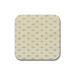 Christmas Textur 03 Rubber Coaster (square) by artworkshop