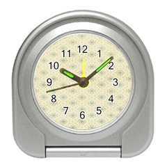 Christmas Textur 03 Travel Alarm Clock by artworkshop