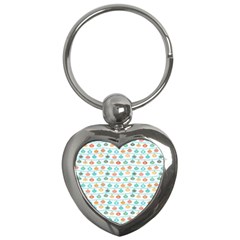 Christmas Textur 02 Key Chain (heart) by artworkshop