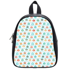 Christmas Textur 02 School Bag (small) by artworkshop