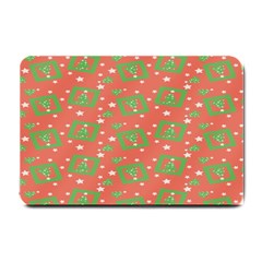 Christmas Textur 01 Small Doormat by artworkshop