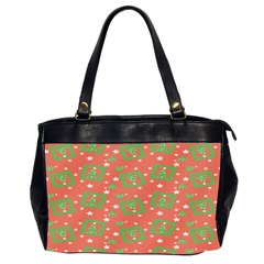 Christmas Textur 01 Oversize Office Handbag (2 Sides) by artworkshop